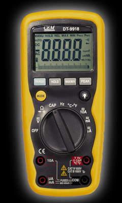 防水?dāng)?shù)字萬(wàn)用表DT-9918